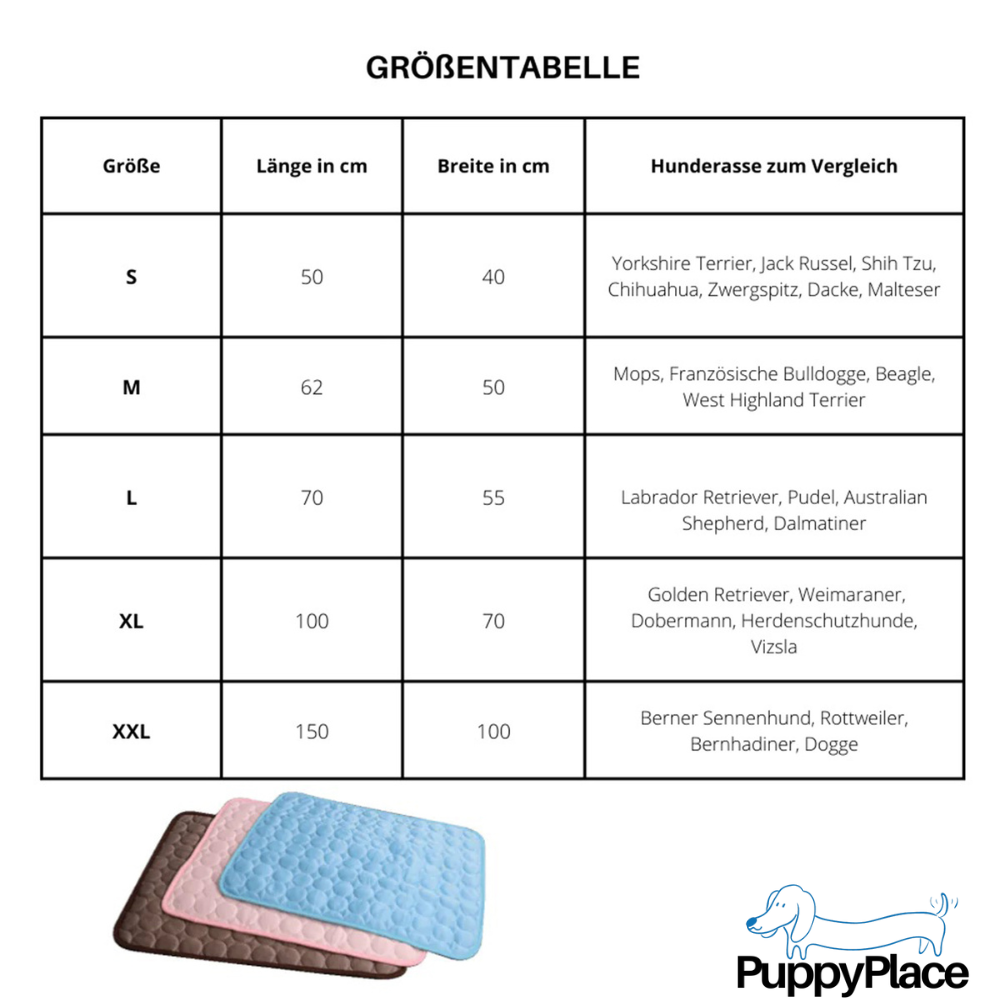 PuppyPlace - Kühlmatte Für Den Sommer